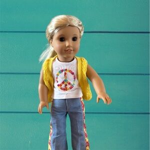 American Girl Doll - Julie --hair is shortened and does not come in AG box
